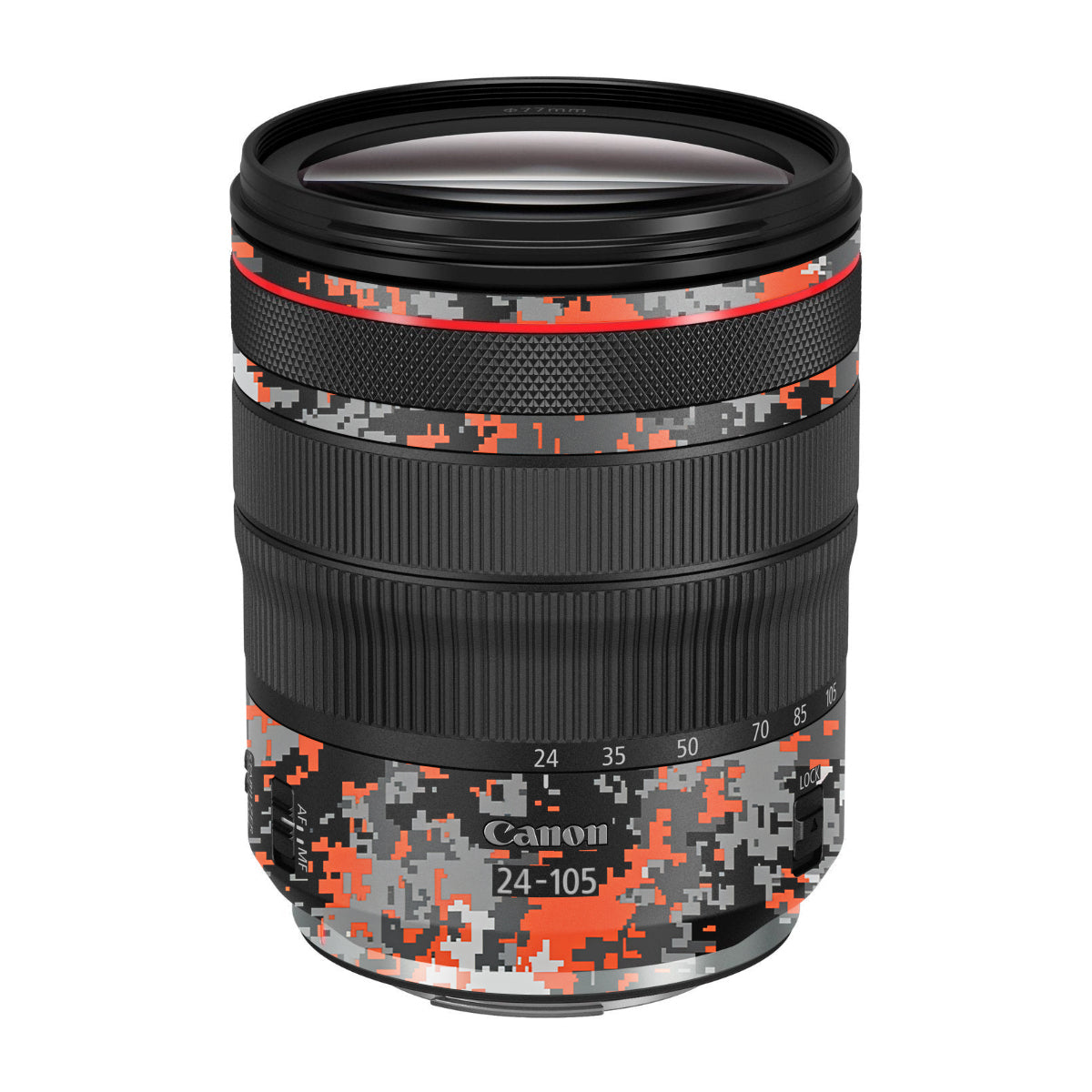 Inferno Pixel Canon RF 24-105mm F/4 Camera Lens Skin