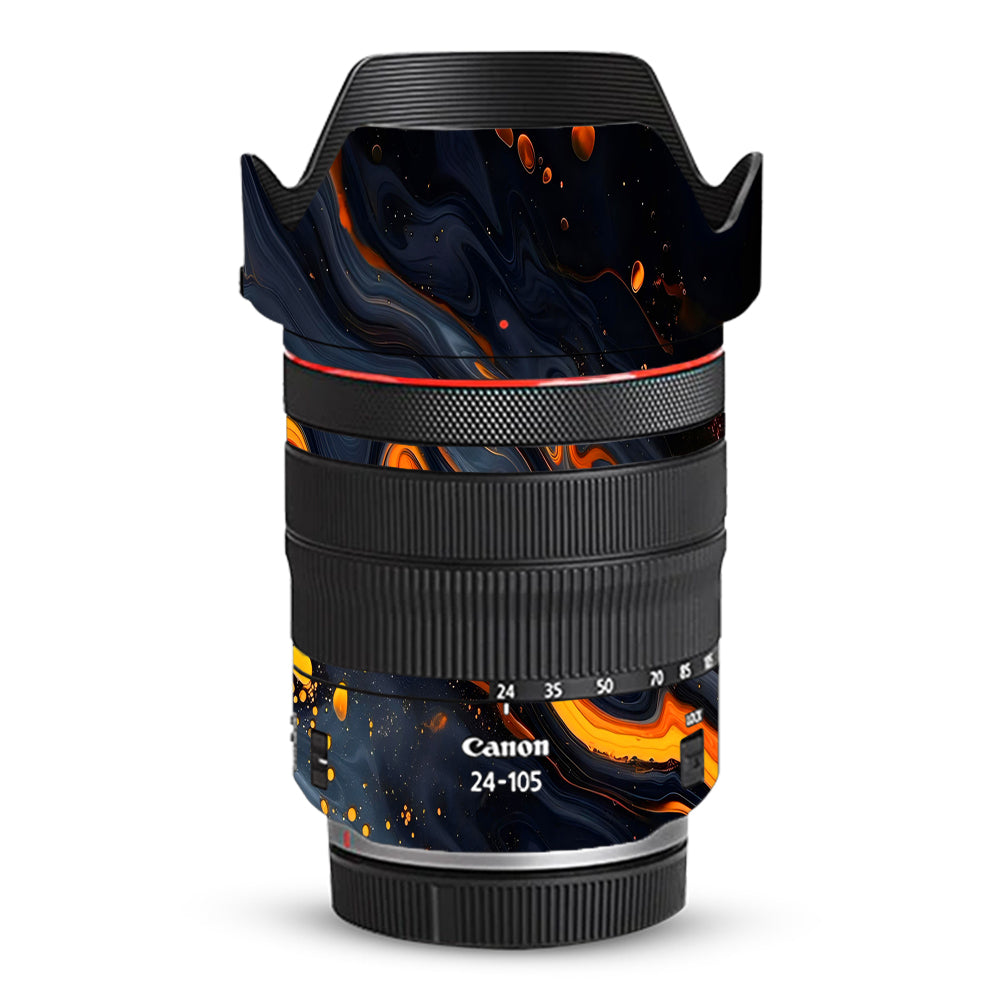 Lava Marble Canon RF 24–105mm f/4L IS USM Camera Lens Skin