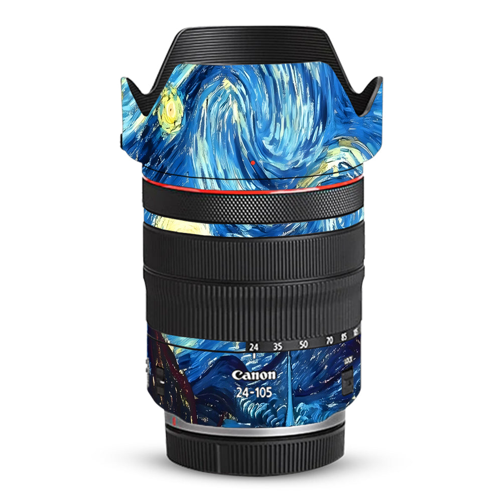 Starry Night Art Canon RF 24–105mm f/4L IS USM Camera Lens Skin