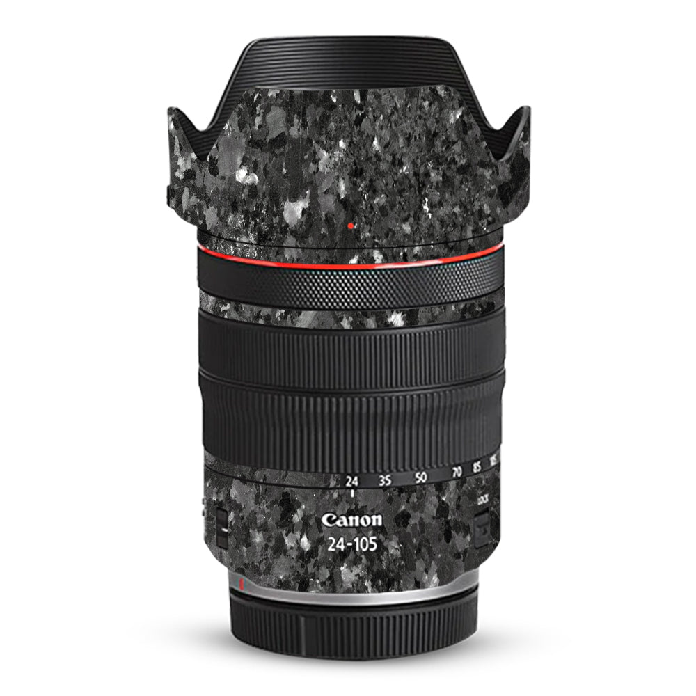 Black Granite Canon RF 24–105mm f/4L IS USM Camera Lens Skin