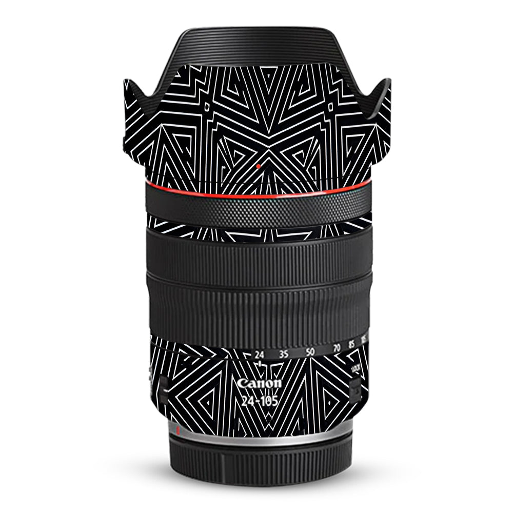 Geometric Pattern Canon RF 24–105mm f/4L IS USM Camera Lens Skin