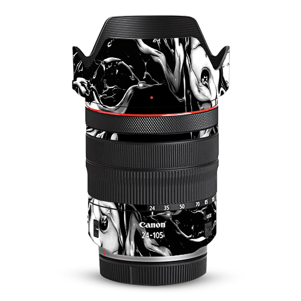 Venom Black Canon RF 24–105mm f/4L IS USM Camera Lens Skin