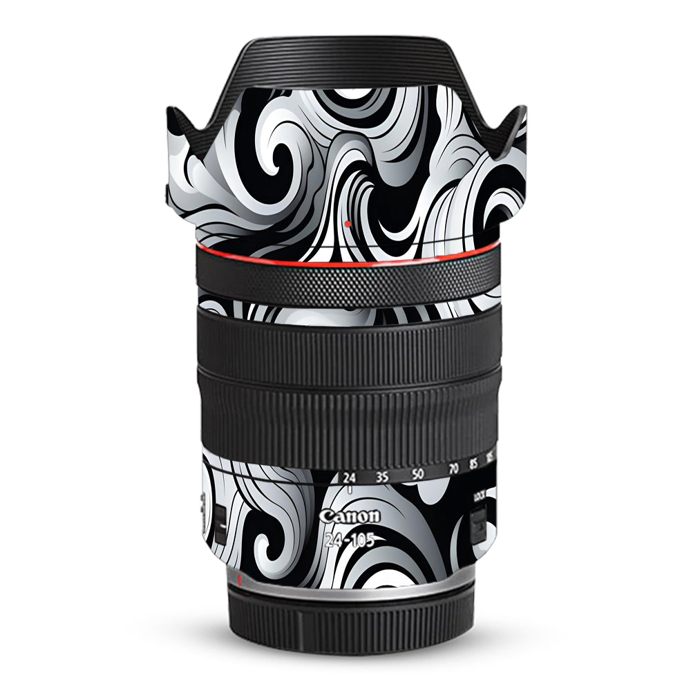 Smoke Swirl Canon RF 24–105mm f/4L IS USM Camera Lens Skin