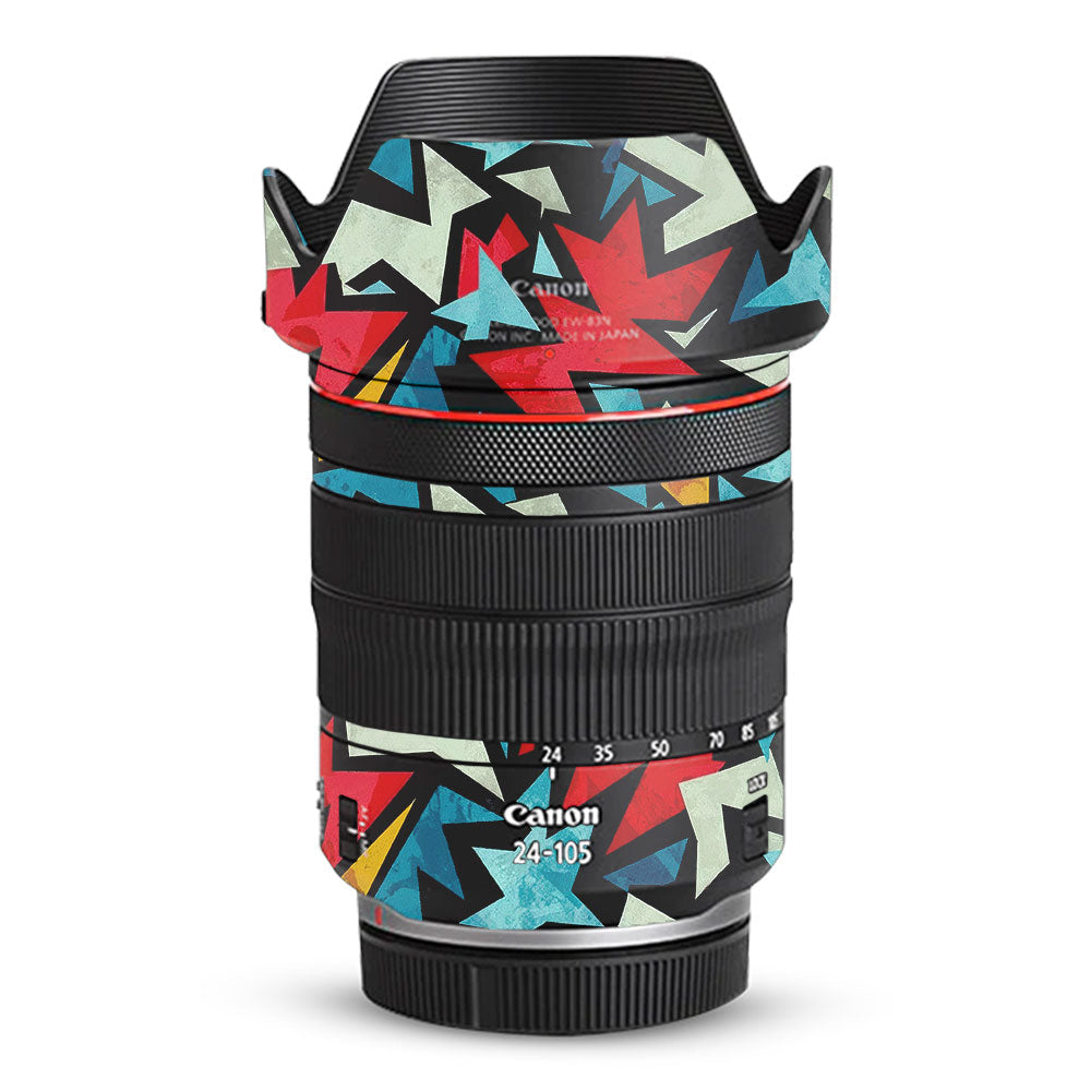 Pop Art Lightning Canon RF 24–105mm f/4L IS USM Camera Lens Skin