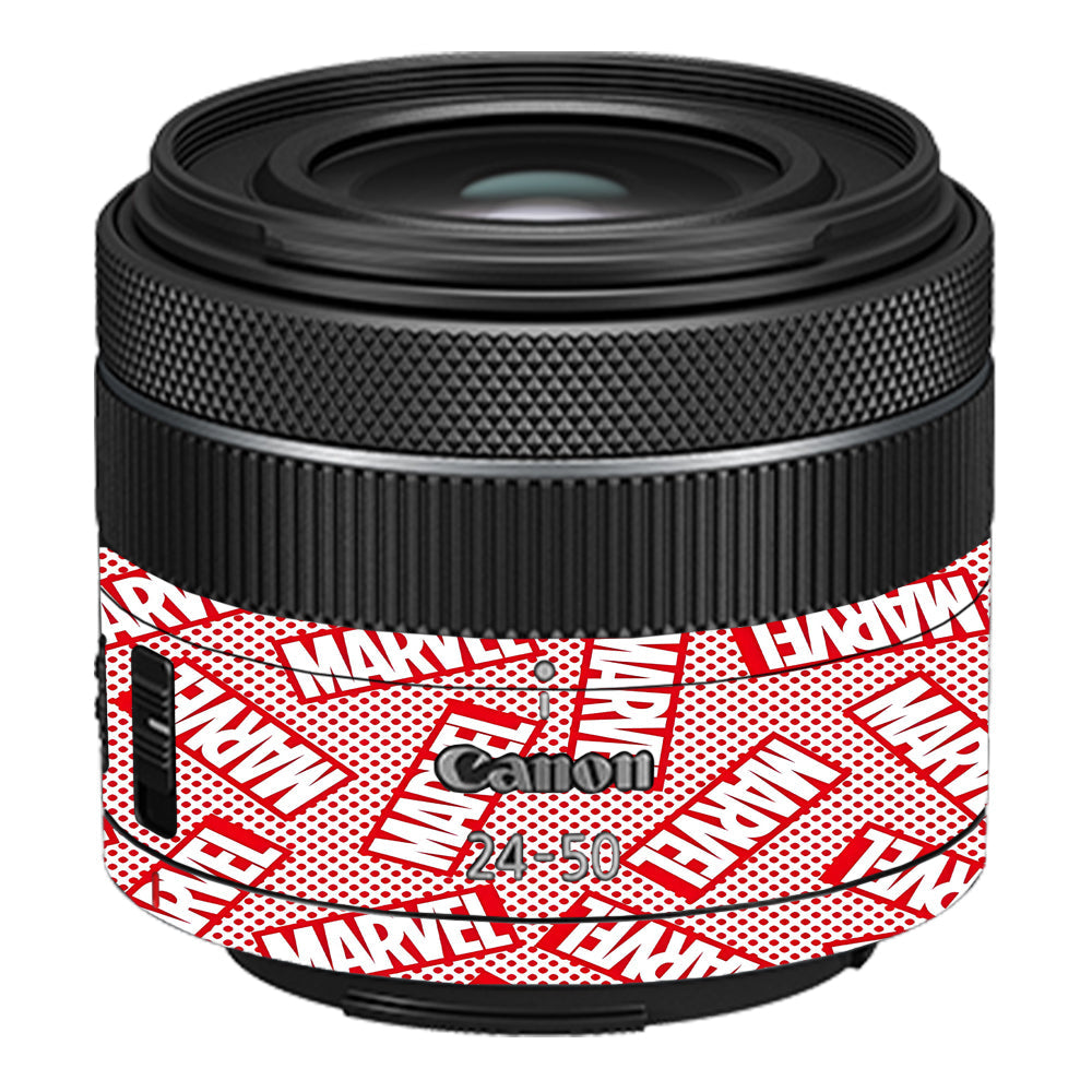 Marvel Comics Canon RF 24–50mm f/4.5–6.3 IS STM Camera Lens Skin