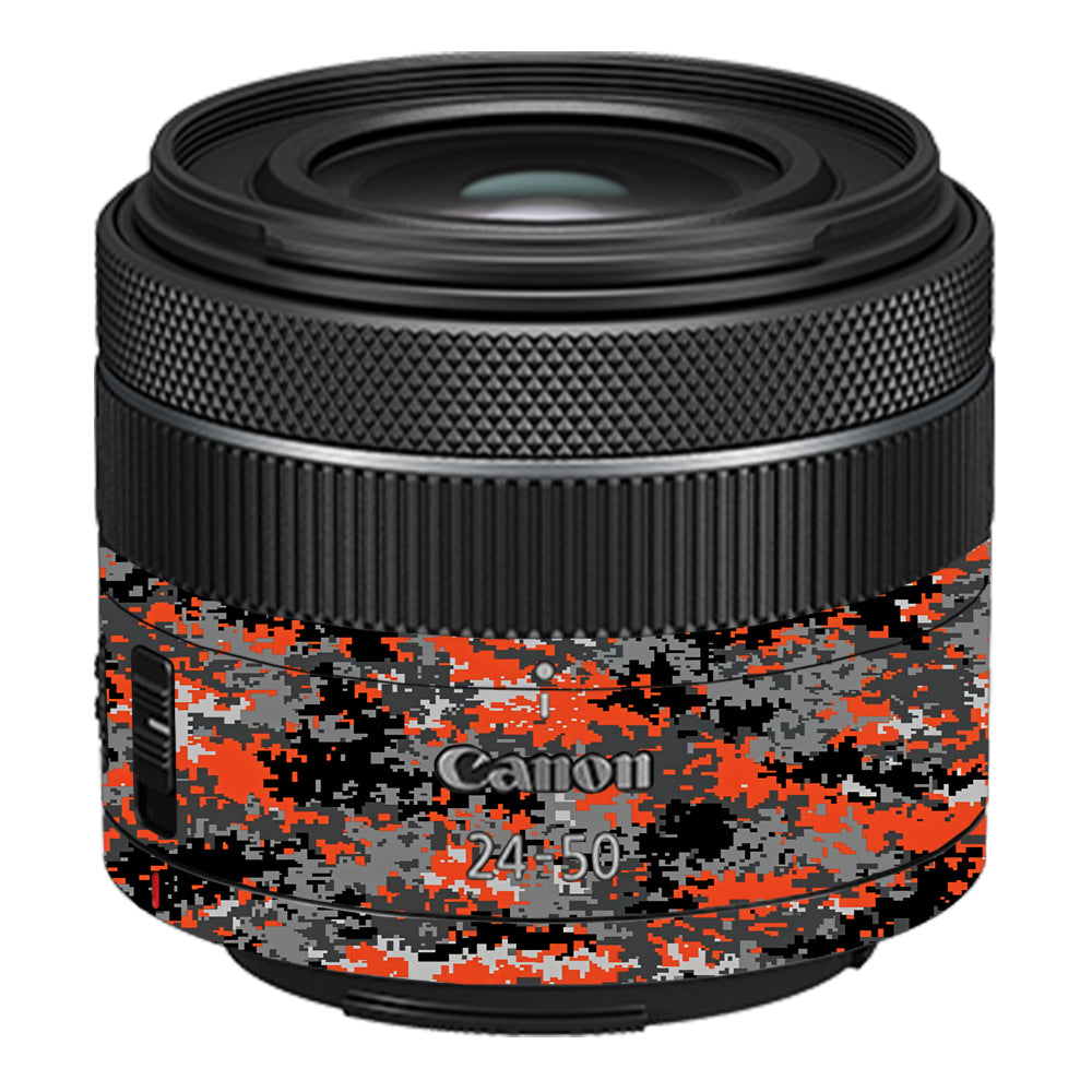 Inferno Pixel Canon RF 24–50mm f/4.5–6.3 IS STM Camera Lens Skin