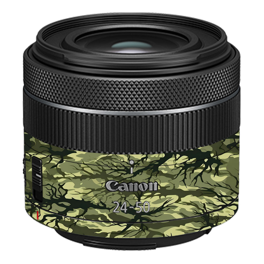 Green Tangled Vines Canon RF 24–50mm f/4.5–6.3 IS STM Camera Lens Skin