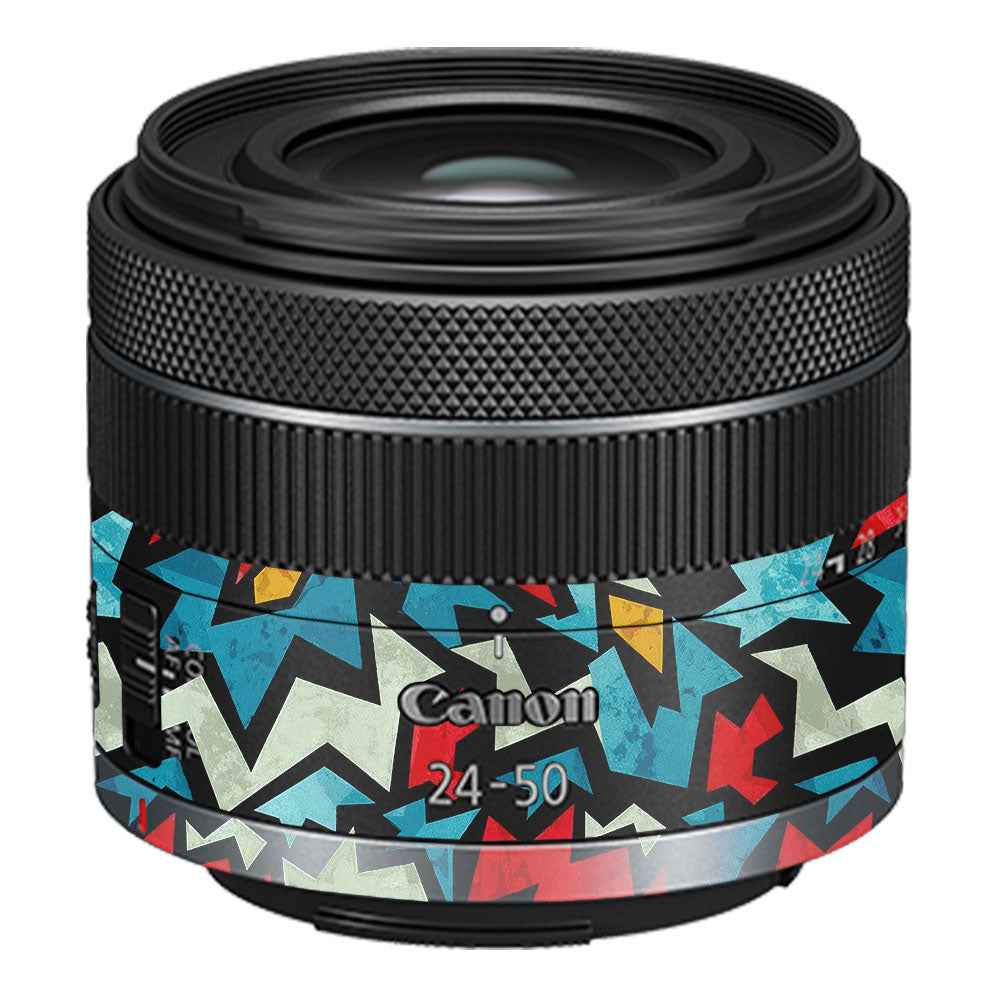 Pop Art Lightning Canon RF 24–50mm f/4.5–6.3 IS STM Camera Lens Skin
