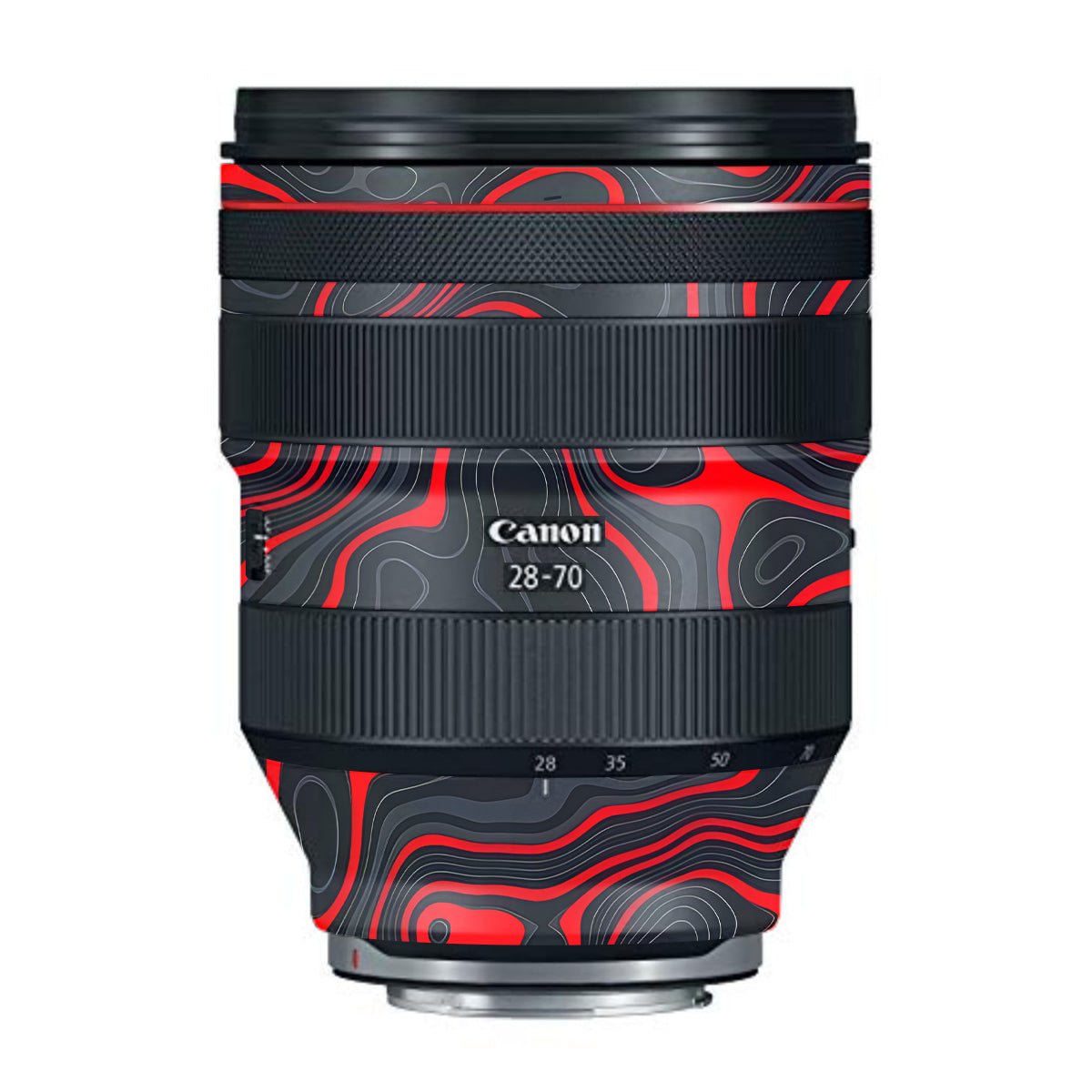 Crimson Waves Canon RF 28-70mm F/2L USM Camera Lens Skin