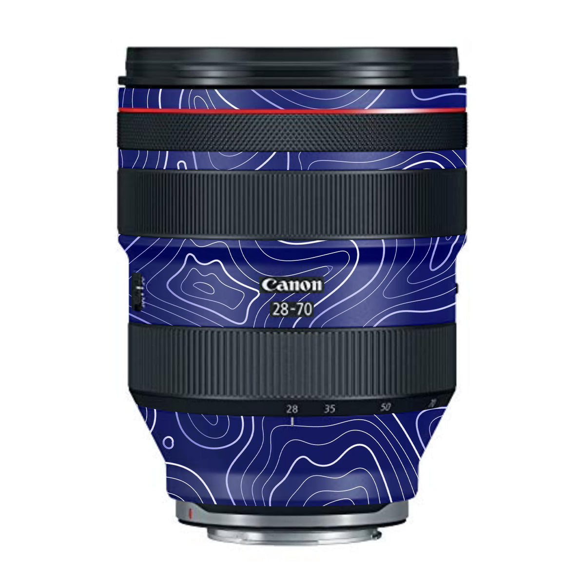 Deep Blue Contour Canon RF 28-70mm F/2L USM Camera Lens Skin