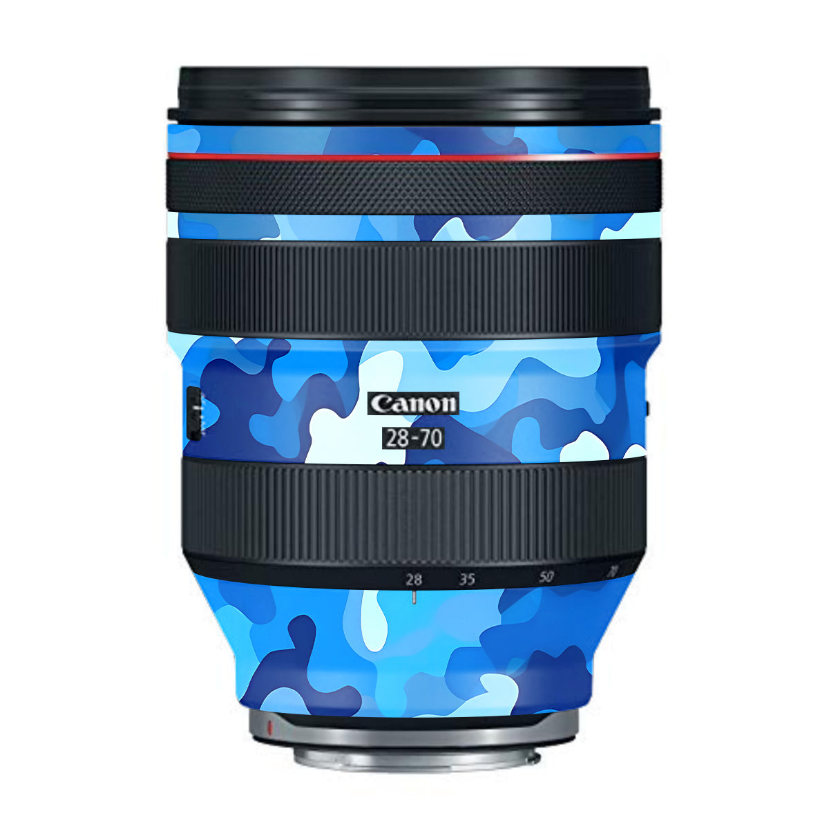 Arctic Blue Camo Pattern Canon RF 28-70mm F/2L USM Camera Lens Skin