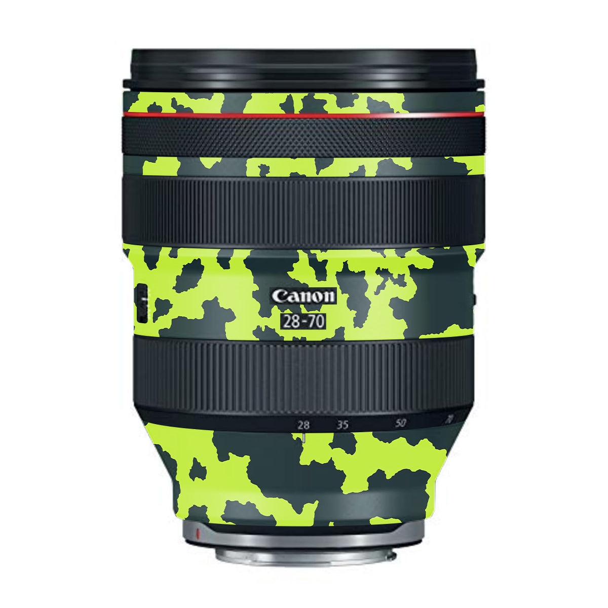 Neon Green Splatter Canon RF 28-70mm F/2L USM Camera Lens Skin