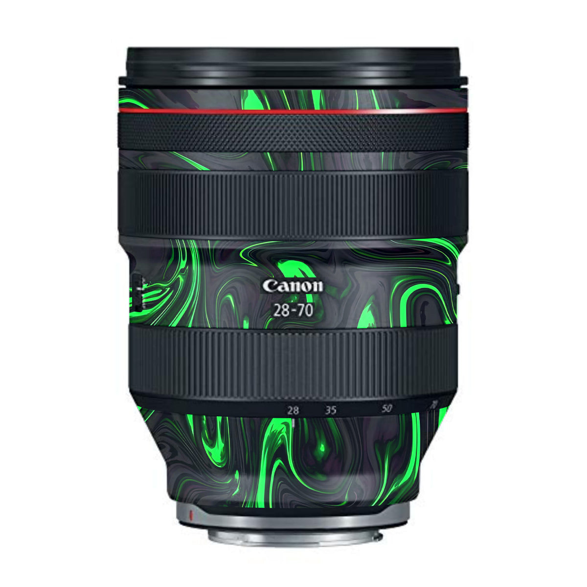 Green Liquid Pattern Canon RF 28-70mm F/2L USM Camera Lens Skin