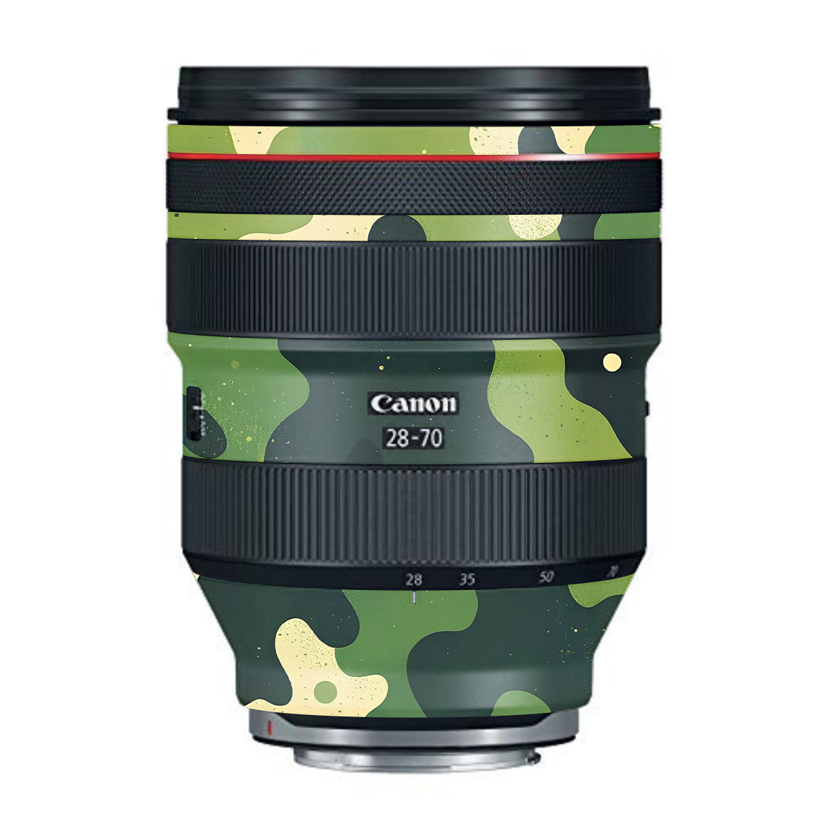 Camouflage Pattern Canon RF 28-70mm F/2L USM Camera Lens Skin