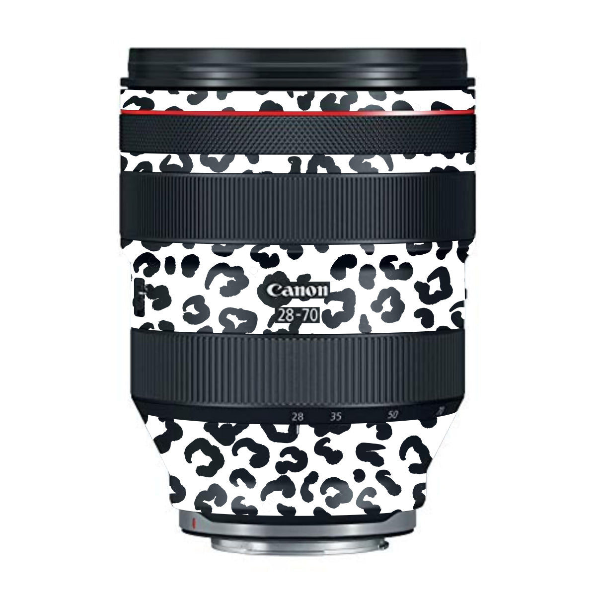 White Leopard Canon RF 28-70mm F/2L USM Camera Lens Skin