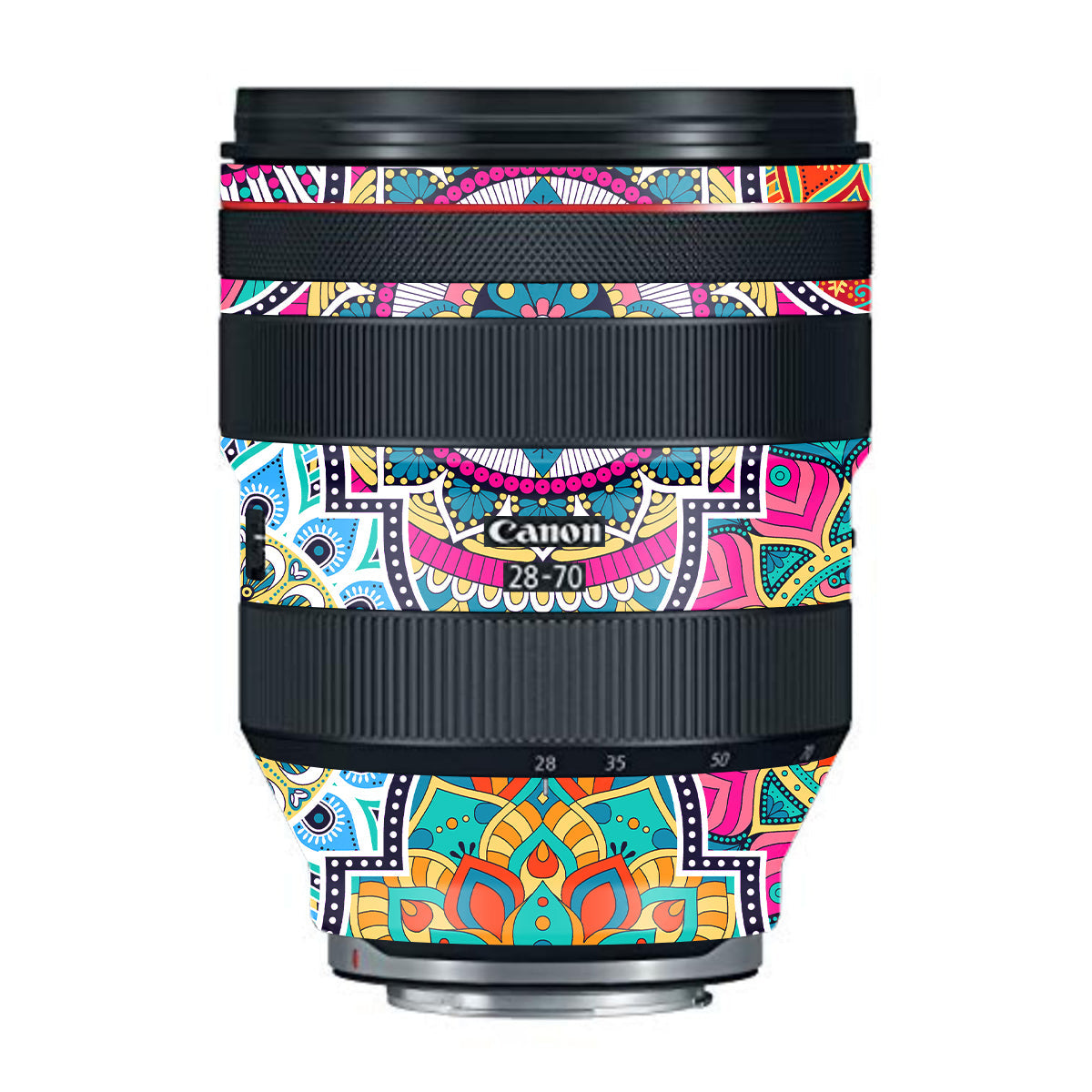Boho Mandala Tile Pattern Canon RF 28-70mm F/2L USM Camera Lens Skin