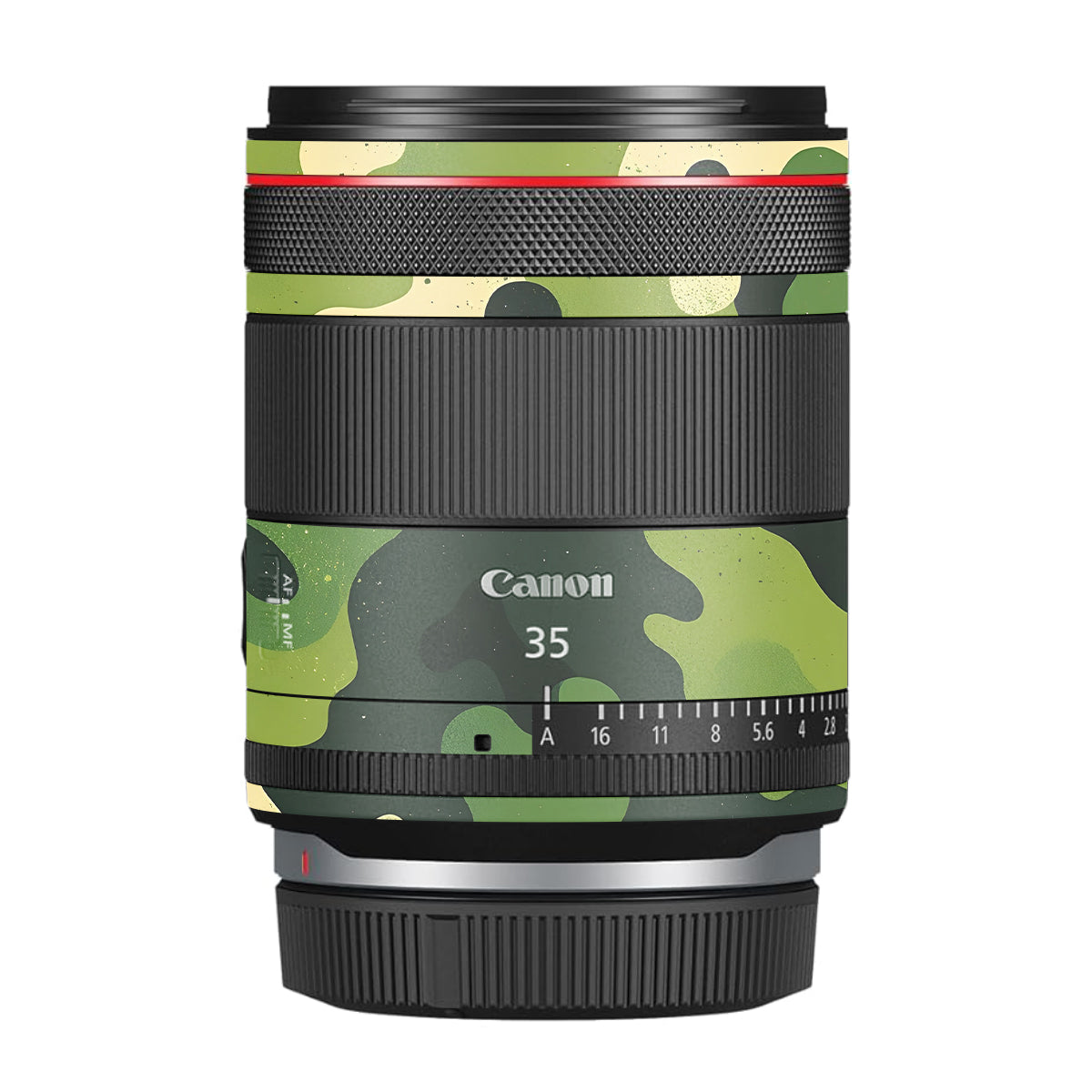 Camouflage Pattern Canon RF 35mm F/1.4 VCM Camera Lens Skin
