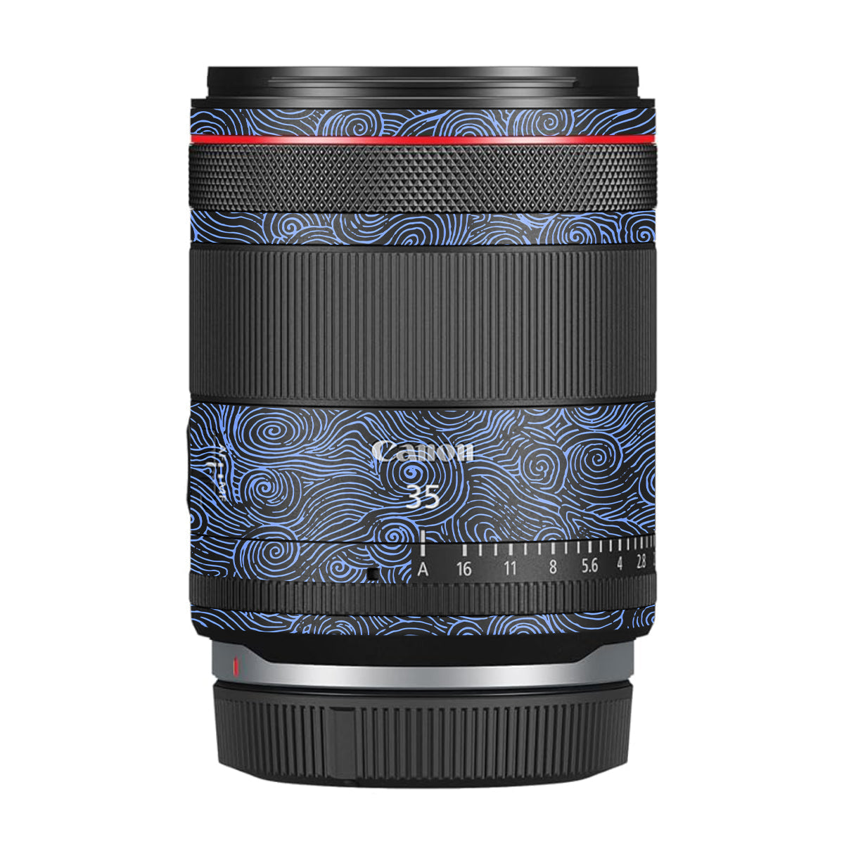 Blue Spirals Canon RF 35mm F/1.4 VCM Camera Lens Skin