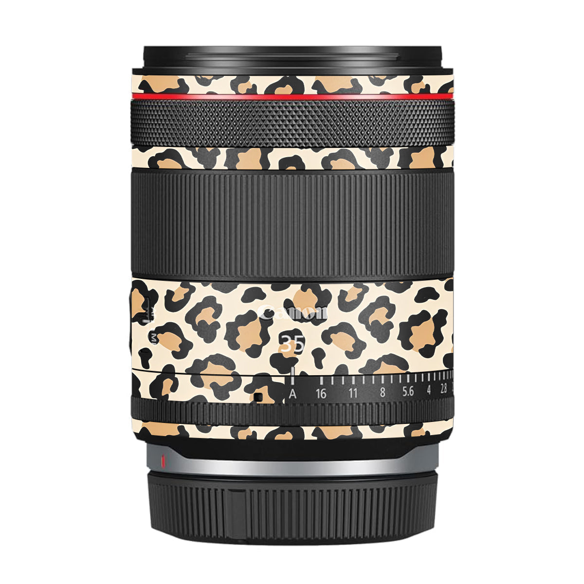 Sandy Leopard Spots Canon RF 35mm F/1.4 VCM Camera Lens Skin