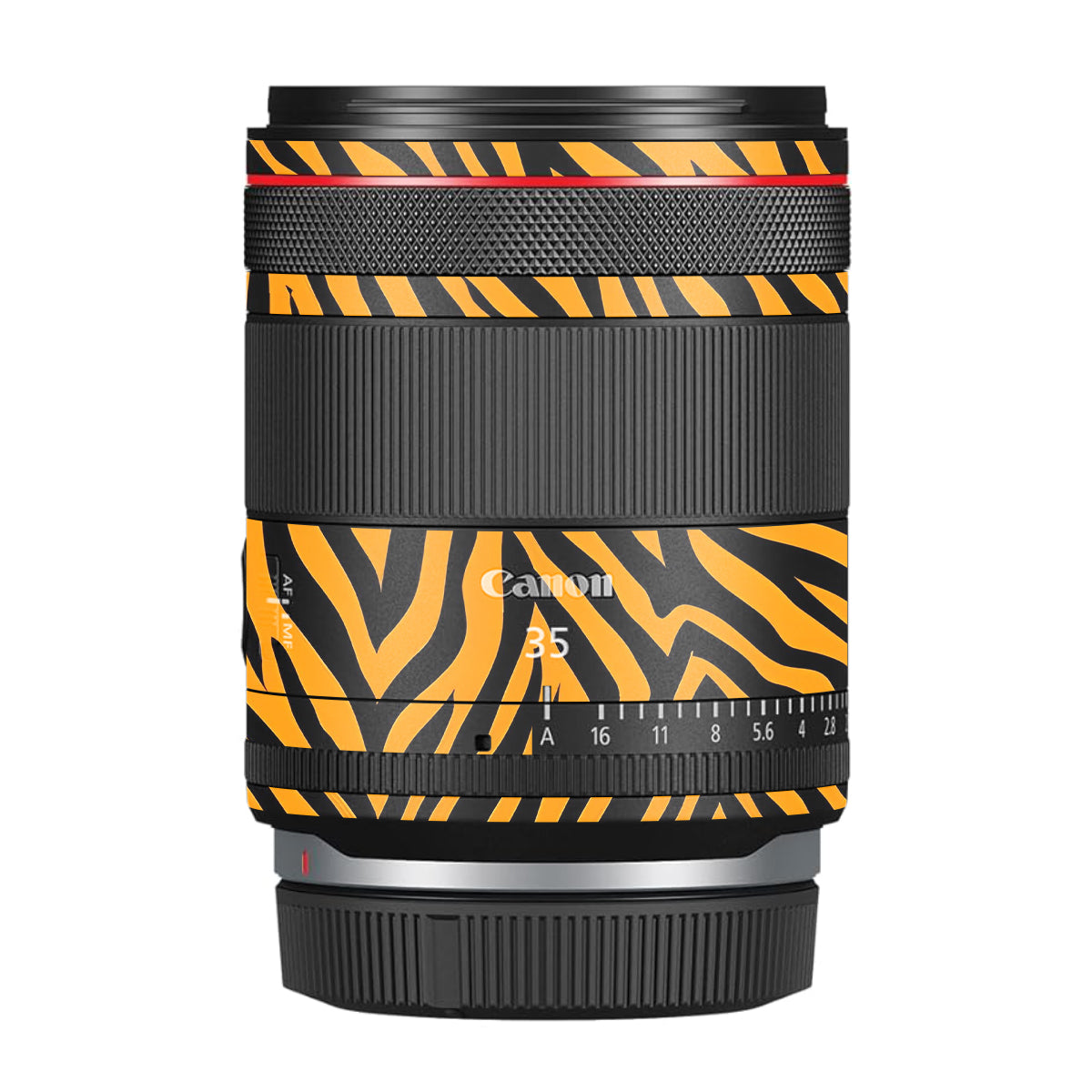 Zebra Gold Pattern Canon RF 35mm F/1.4 VCM Camera Lens Skin