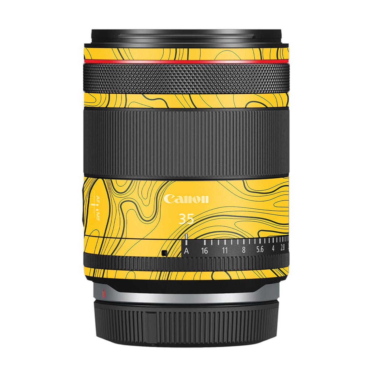 Topographic Map Pattern Canon RF 35mm F/1.4 VCM Camera Lens Skin