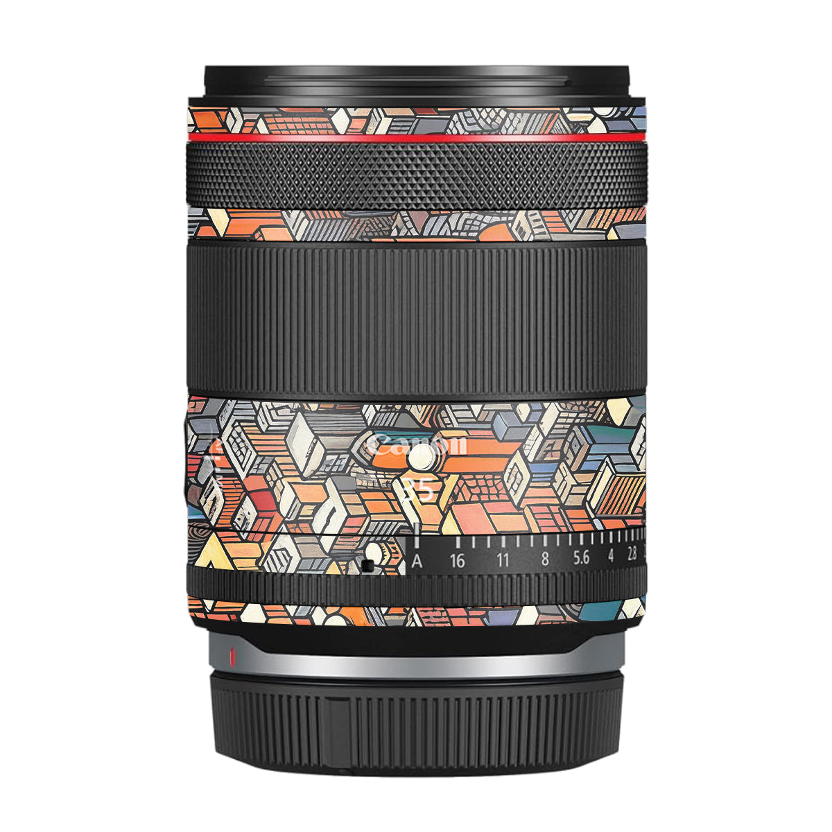 Isometric Cityscape Canon RF 35mm F/1.4 VCM Camera Lens Skin