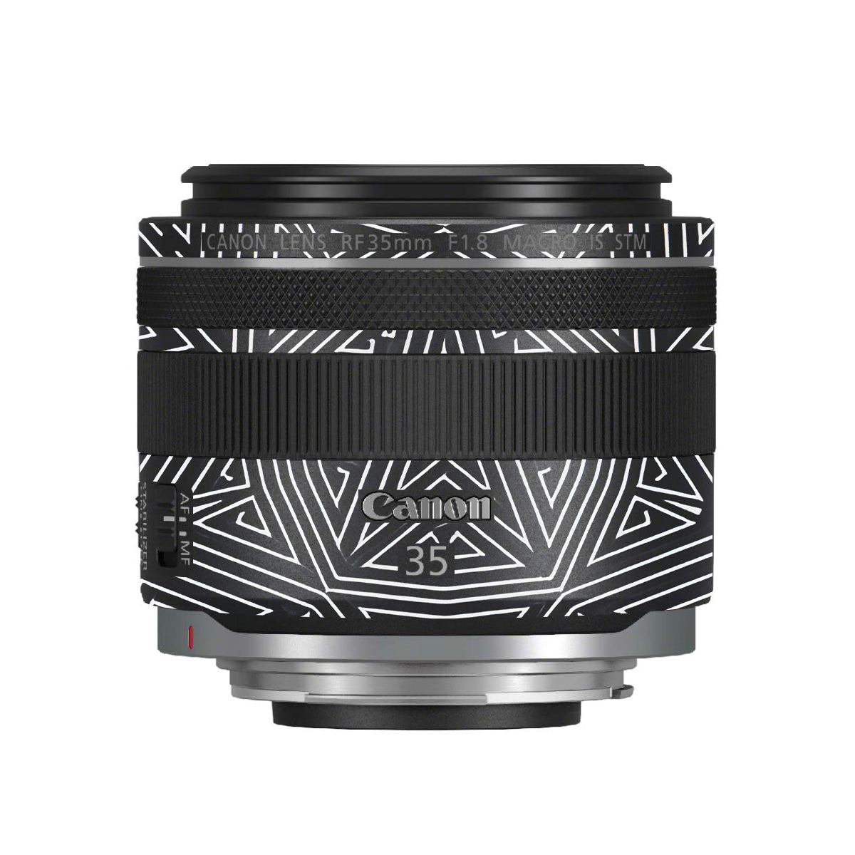 Geometric Pattern Canon RF 35mm F/1.8 Macro Camera Lens Skin