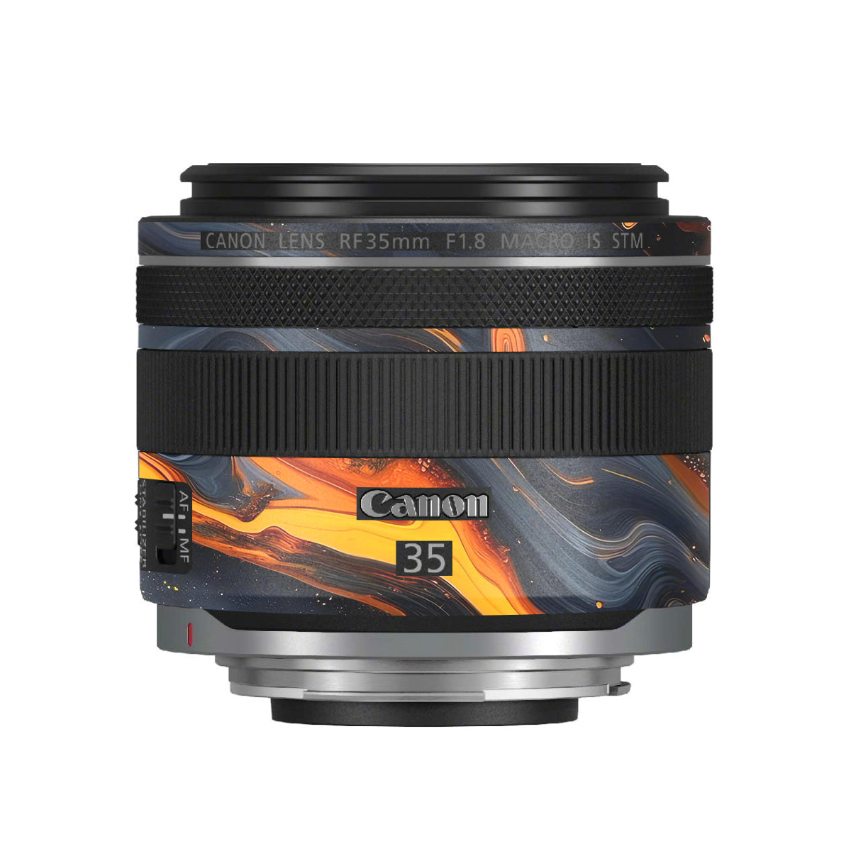Lava Marble Canon RF 35mm F/1.8 Macro Camera Lens Skin