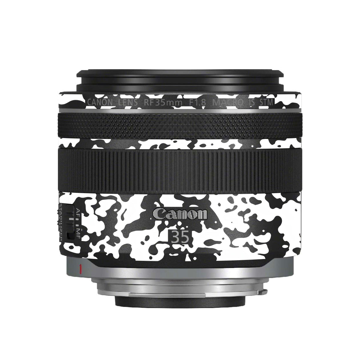 Snow Camo Canon RF 35mm F/1.8 Macro Camera Lens Skin