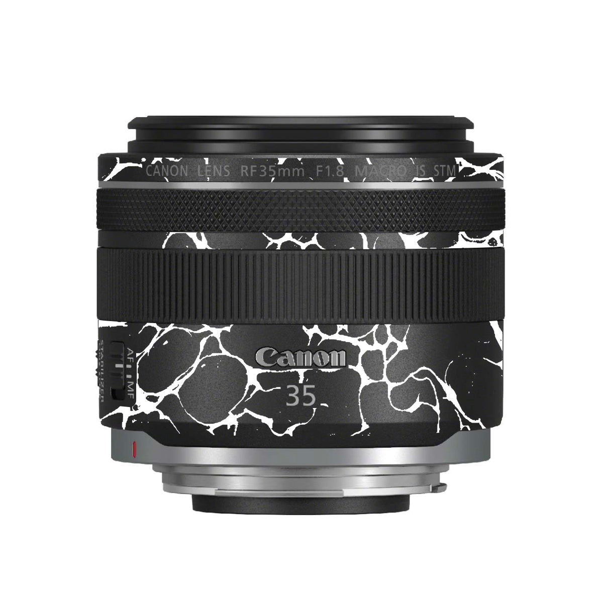 White Web Canon RF 35mm F/1.8 Macro Camera Lens Skin