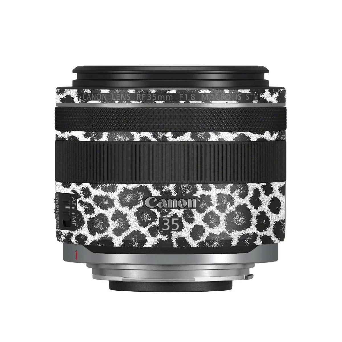 Snow Leopard Spots Canon RF 35mm F/1.8 Macro Camera Lens Skin