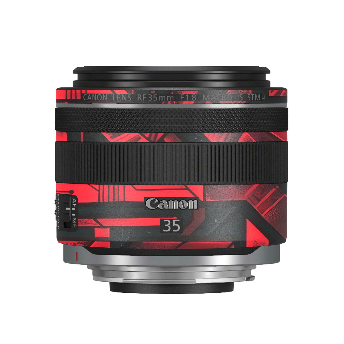Cyber Maze Circuit Canon RF 35mm F/1.8 Macro Camera Lens Skin