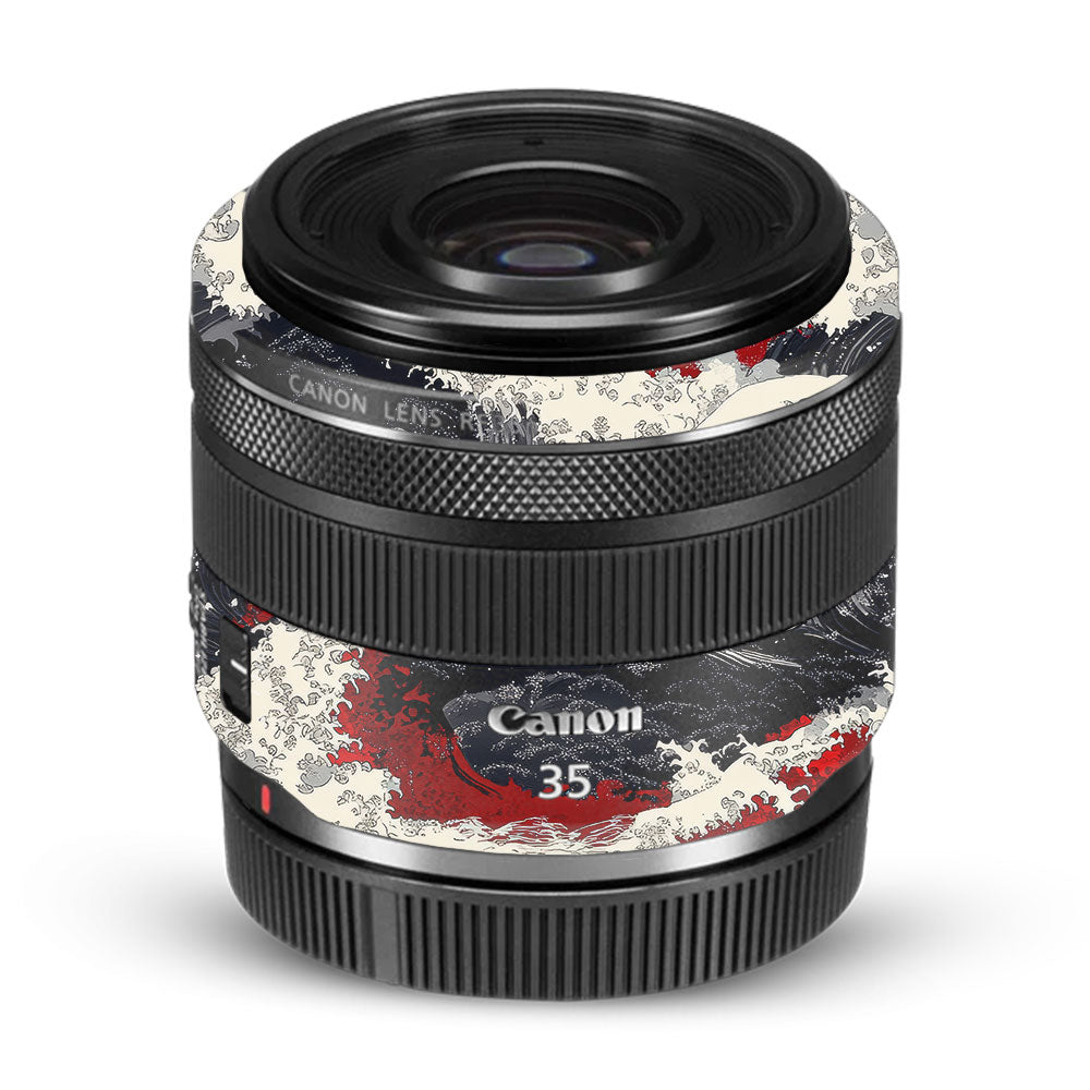 Abstract Waves Canon RF 35mm f/1.8 IS Macro STM Camera Lens Skin