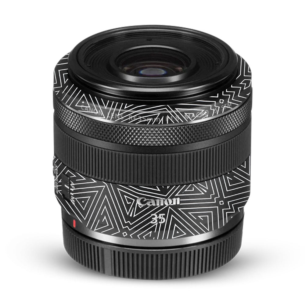 Geometric Pattern Canon RF 35mm f/1.8 IS Macro STM Camera Lens Skin