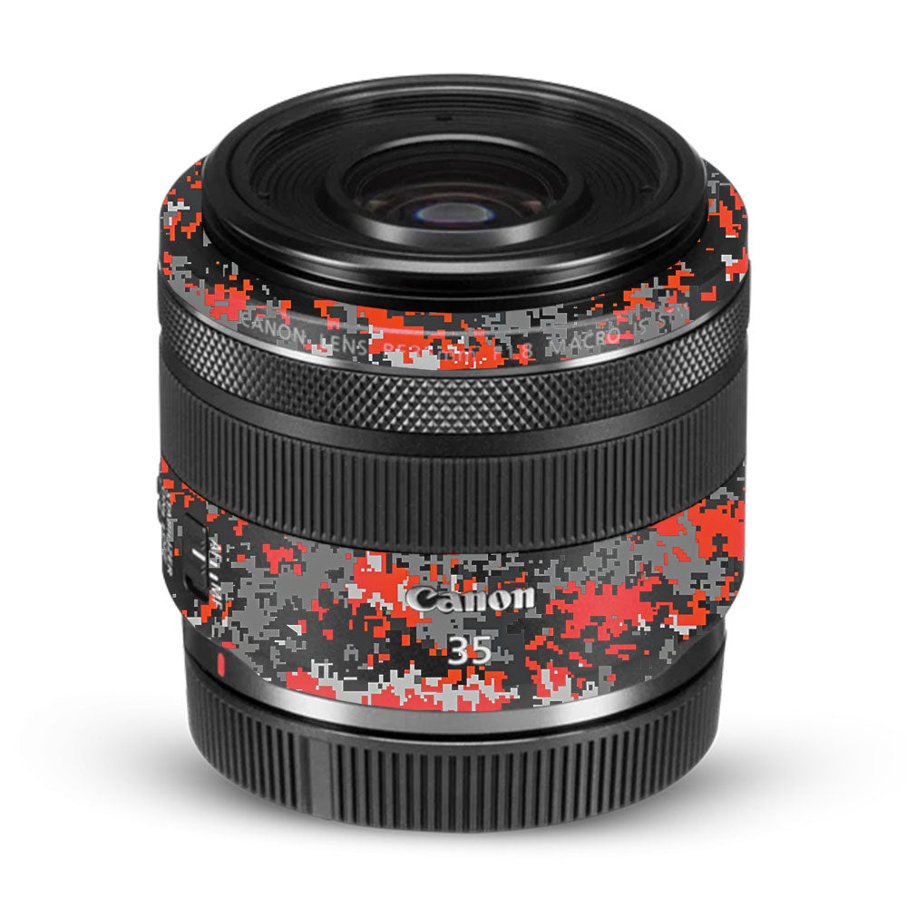 Inferno Pixel Canon RF 35mm f/1.8 IS Macro STM Camera Lens Skin