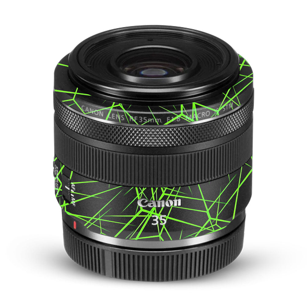 Neon Grid Canon RF 35mm f/1.8 IS Macro STM Camera Lens Skin
