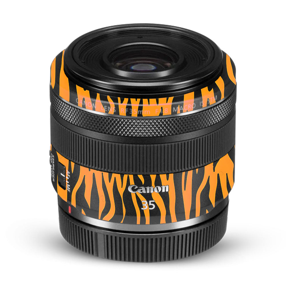 Savanna Tiger Stripes Canon RF 35mm f/1.8 IS Macro STM Camera Lens Skin