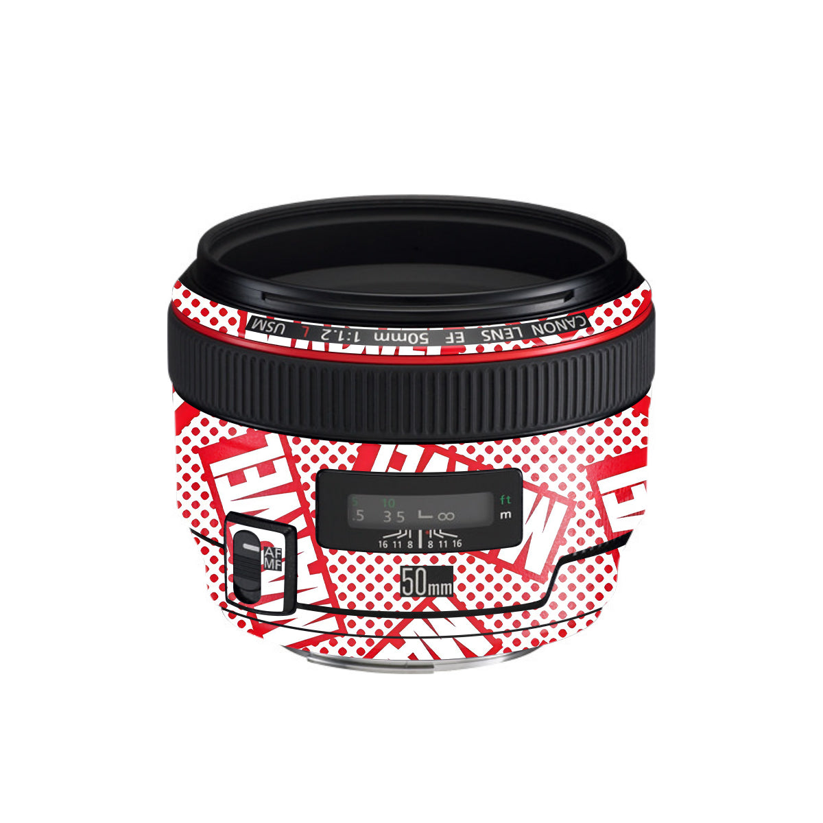 Marvel Comics Canon EF 50mm F/1.2 L USM Camera Lens Skin