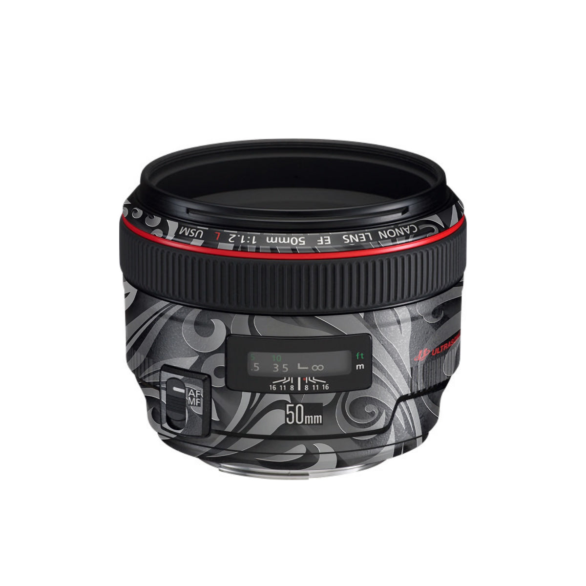 Shadow Swirl Canon EF 50mm F/1.2 L USM Camera Lens Skin