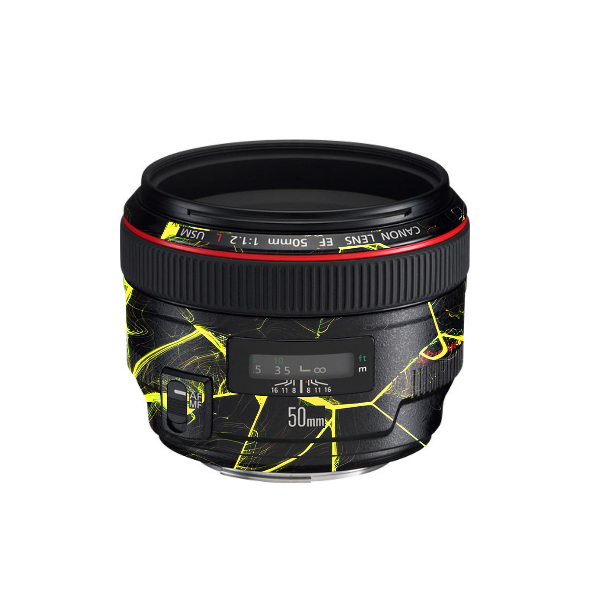 Plasma Grid Canon EF 50mm F/1.2 L USM Camera Lens Skin