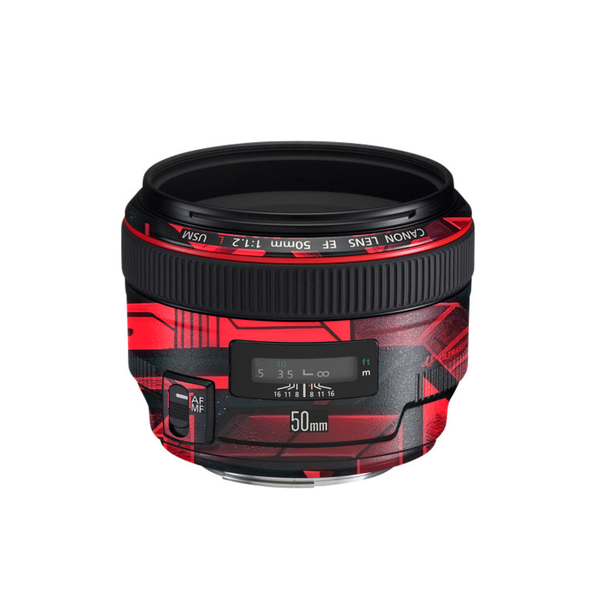Cyber Maze Circuit Canon EF 50mm F/1.2 L USM Camera Lens Skin