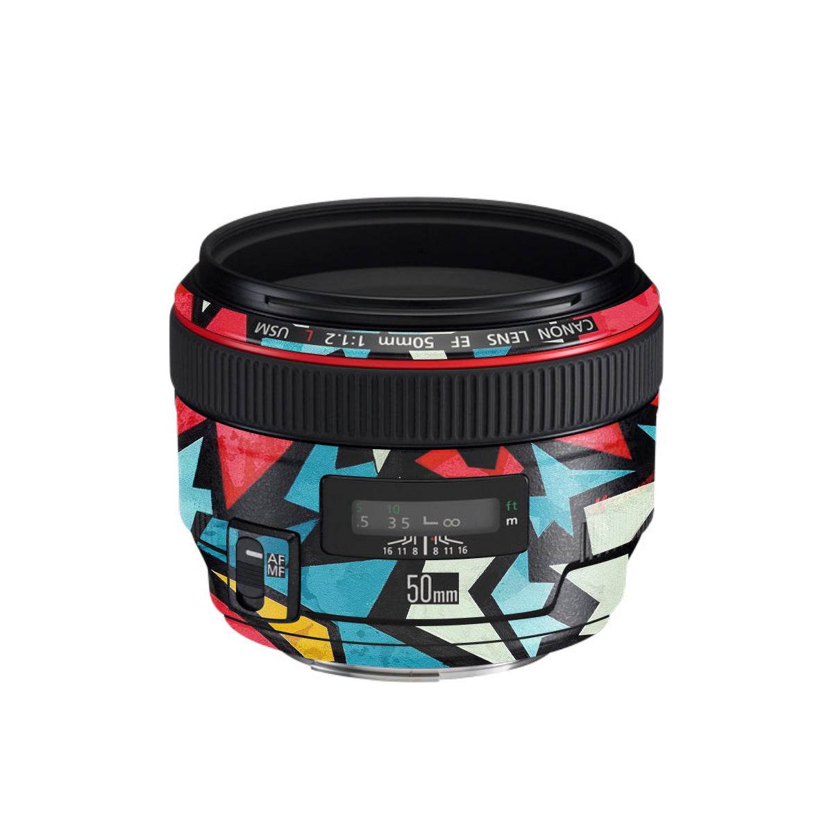 Pop Art Lightning Canon EF 50mm F/1.2 L USM Camera Lens Skin