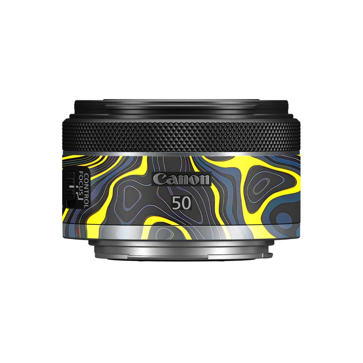 Neon Lava Contours Canon RF 50mm F/1.8 STM Camera Lens Skin