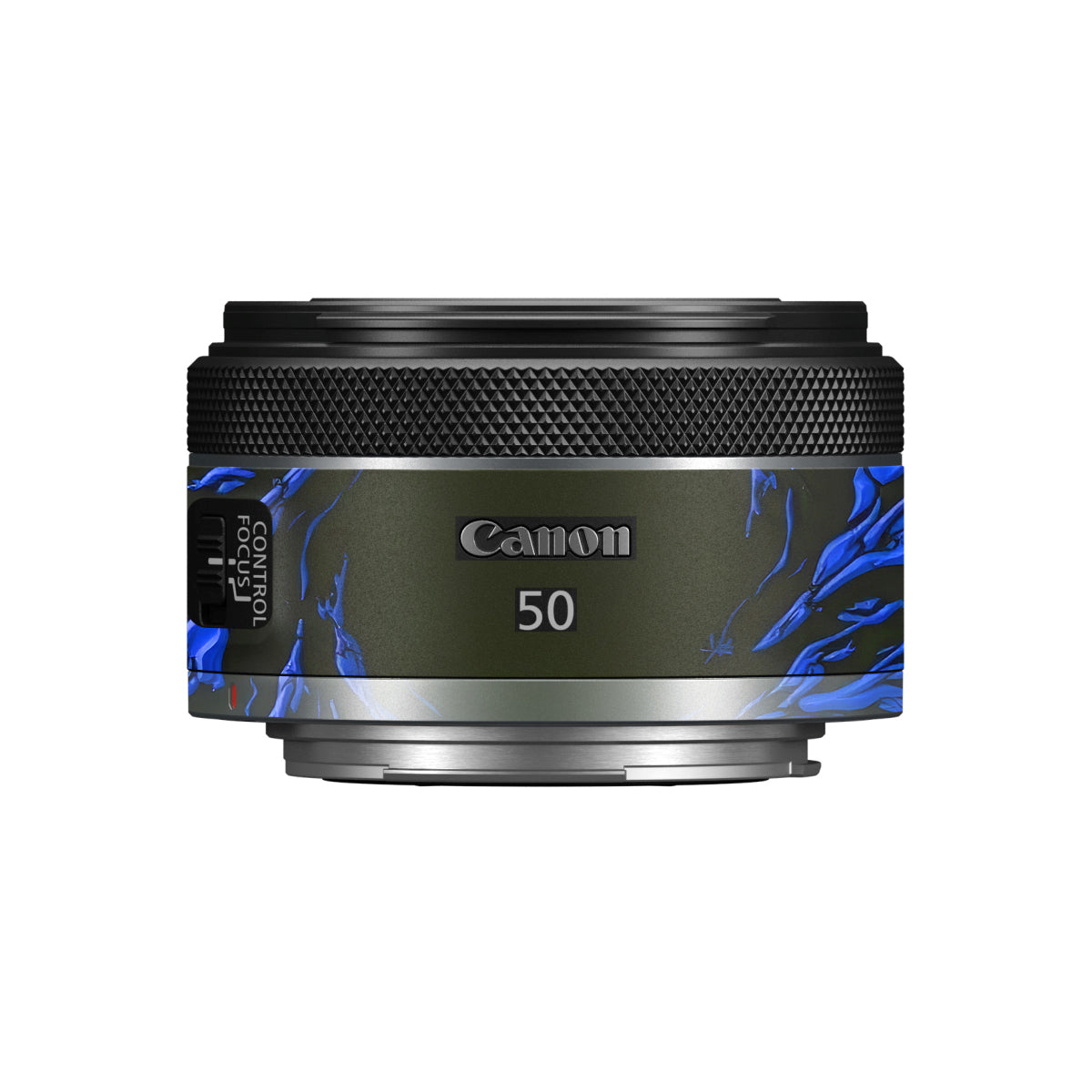 Venom Blue Canon RF 50mm F/1.8 STM Camera Lens Skin