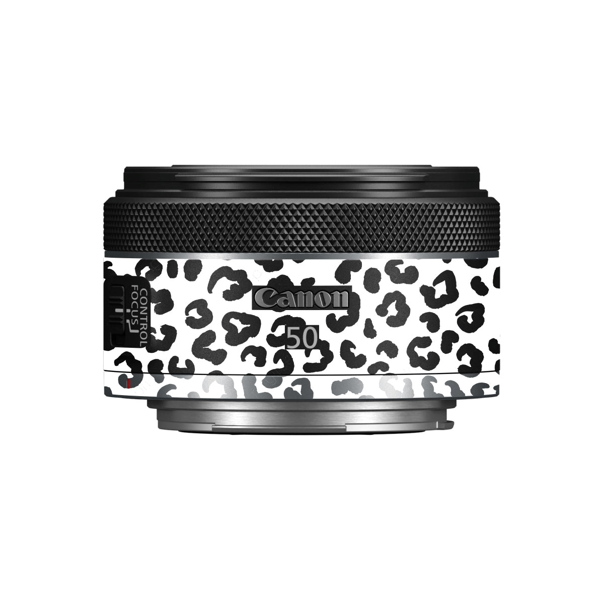 White Leopard Canon RF 50mm F/1.8 STM Camera Lens Skin