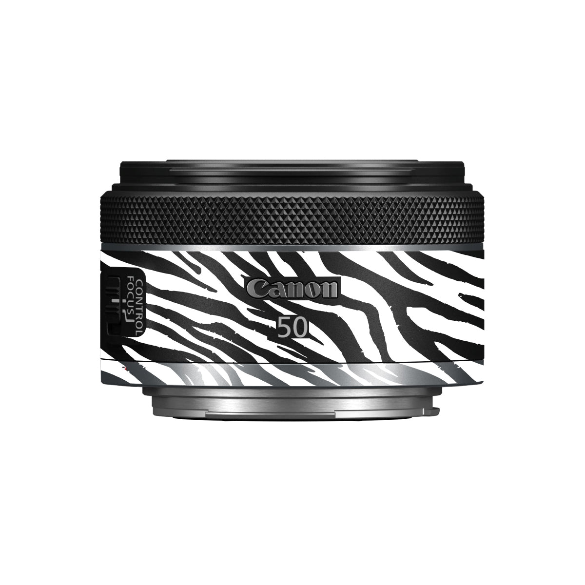 Classic Zebra Stripes Canon RF 50mm F/1.8 STM Camera Lens Skin