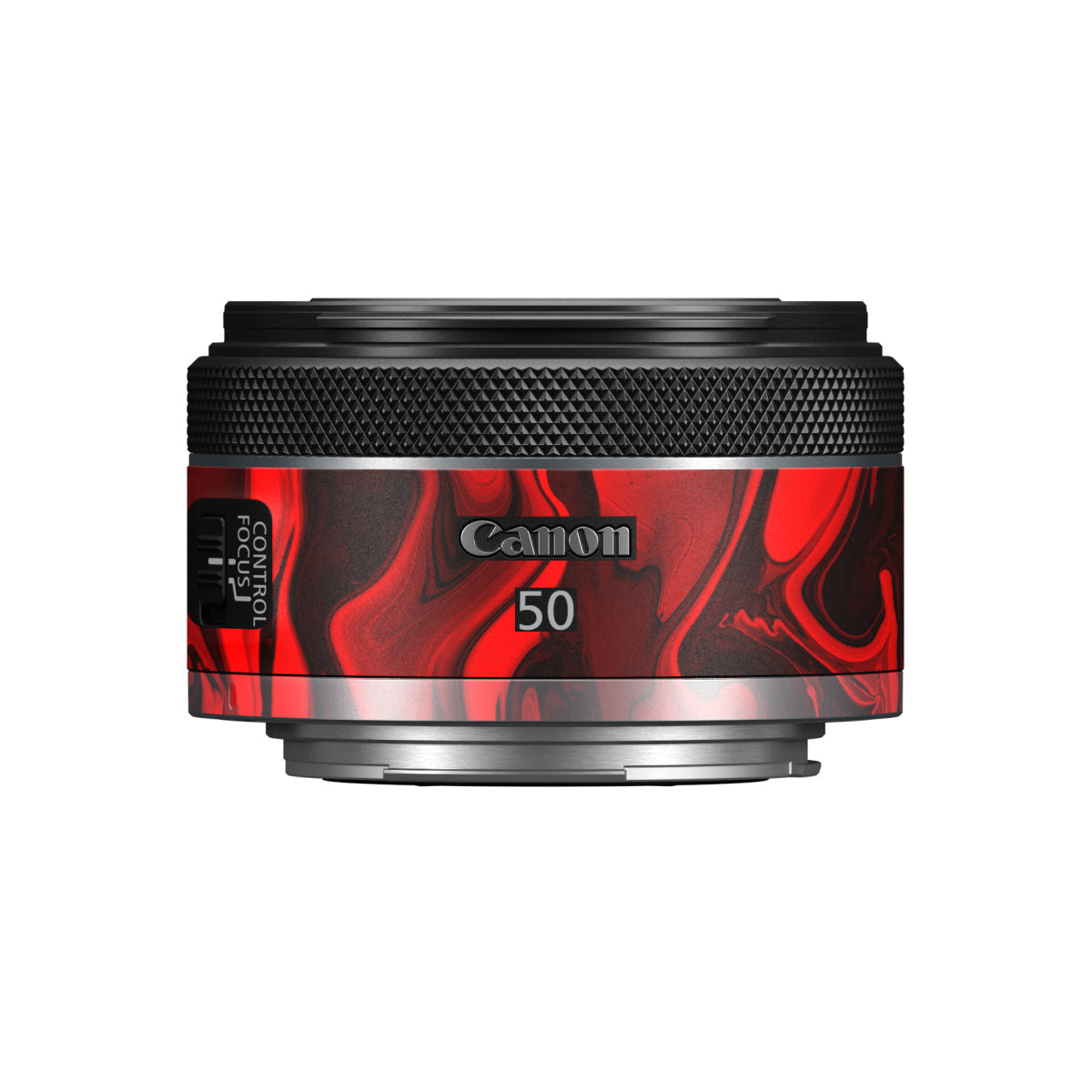 Red Lava Flow Canon RF 50mm F/1.8 STM Camera Lens Skin