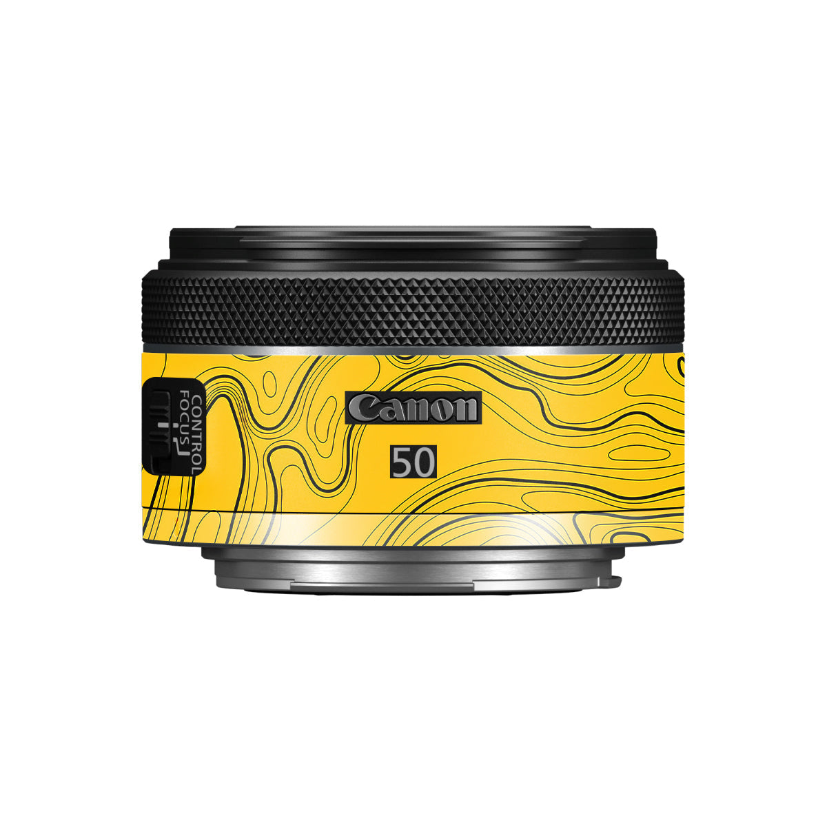 Topographic Map Pattern Canon RF 50mm F/1.8 STM Camera Lens Skin