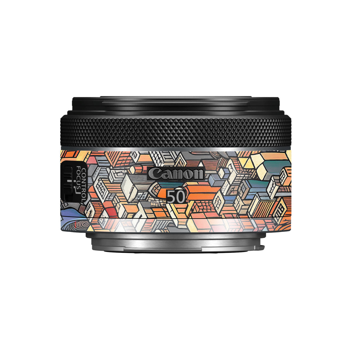 Isometric Cityscape Canon RF 50mm F/1.8 STM Camera Lens Skin