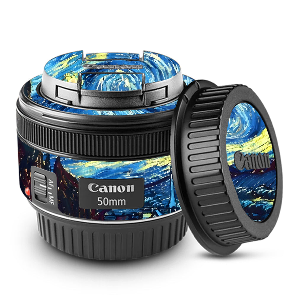 Starry Night Art Canon EF 50mm f/1.8 STM Camera Lens Skin